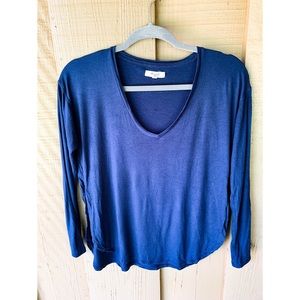 MADEWELL V Neck Navy Blue XS